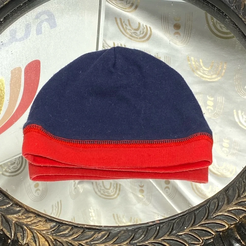 NFL Kids Beanie - Blue and Red Patriots